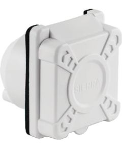 DOMETIC / SIERRA SWITCHES INLET  30A 125V SQUARE WHITE SIE AC12520