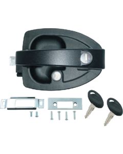 TRAVEL TRAILER SQZ LATCH BLACK