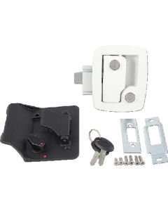 AP PRODUCTS BAUER ENTRANCE LOCK WHITE