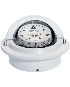 Ritchie Navigation Voyager Compass Flush Mt. Wht RIT F83W