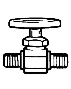 Lasalle Bristol Qestpex 1/2B X 1/2Mpt Stop Valve BLP 499107LF