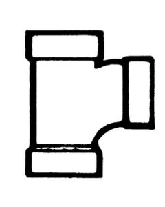 Lasalle Bristol Sanitary Tee 1 1/2In ABS BLP 632151