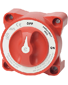Blue Sea 9004e e-Series Battery Switch Single Circuit ON/OFF w/ Alternator Field Disconnect 9004E