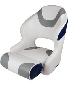 WISE SEATING BAJA BUCKET SEAT WHT GREY NAV 3315-1773