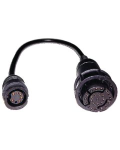 Adaptor Cable (9 pin to 7 pin) to attach an existing 7 pin Airmar (direct connect to ax7/eSx7 MFD) transducer to Axiom 7DV RAY-A80484
