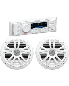 BOSS AUDIO SYSTEMS MARINE RECEIVER SPEAKER PKG MCK500WB.6