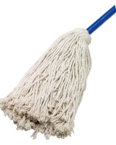 Captains Choice Cotton Mop-20 Oz.W/Wood Handl CAP M1020