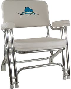 Springfield Marine DECK CHAIR W/ SAIL FISH EMBR. SPM-1080021EMB