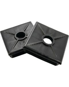 Camco_Marine 3In Bumper Caps-Blk (2Per Card CRV-40303