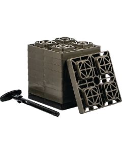 Camco_Marine Fasten Levelers 2X2 Brn 10/Pk CRV-44521