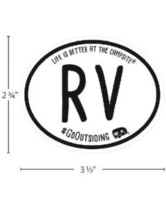 CAMCO RV RV DESTINATION STICKER CRV 53252