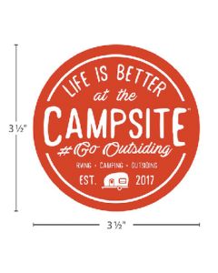 CAMCO RV RED SEAL STICKER CRV 53253