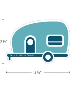 CAMCO RV TEAL TEARDROP STICKER CRV 53255
