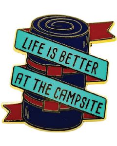 CAMCO RV SLEEPING BAG ENAMEL PIN CRV 53264