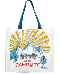 CAMCO RV TOTE BAG SUNRISE/BEIGE CRV 53268
