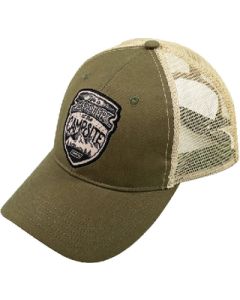 CAMCO RV HAT OLIVE TRUCKER CRV 53360