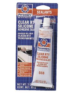 Permatex Silicone Seal Clear 3 Oz Perm PTX 80050