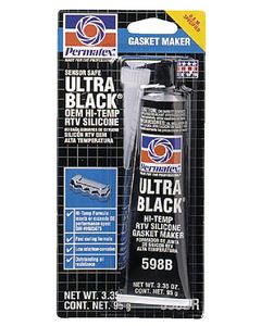 Permatex 3.35 Oz. Ultra Black Siliconzz PTX 82180