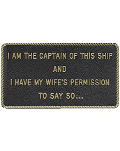 Bernard Engraving I Am The Captain Of This Ship BER FP009