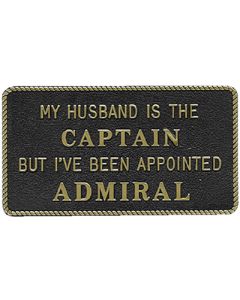 Bernard Engraving My Husband Is The Captain But BER FP020