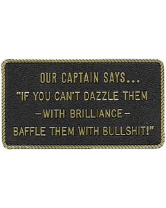 Bernard Engraving Our Captain Says... BER FP034