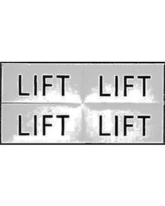 Bernard Engraving Identi Label  Lift  4/Pk BER IL06