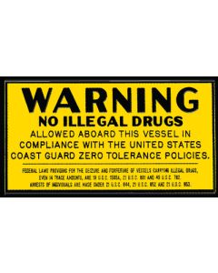 Bernard Engraving No Illegal Drugs Plaque BER P229