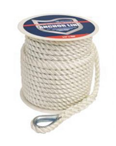 Attwood Marine 1/2X100  ANCHOR LINE WHT ATT-117091