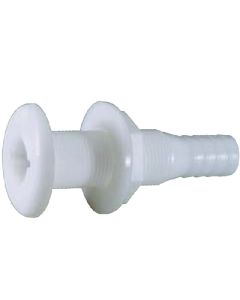 Attwood Marine Thru-Hull Connector  5/8In Wht ATT 38723
