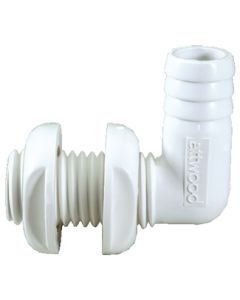 Attwood Marine Thru-Hull Con. 90 Deg 3/4In Wh ATT 38773