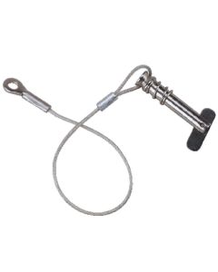 Attwood Marine Clevis Pin Tethered 1/4 Spring ATT 662023