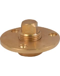 Attwood Marine Garboard Drain Bronze 1/2In ATT 75553