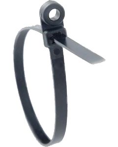 T-H Marine Radiused Cable Tie 7-1/2 Black THM 075BRADCDP