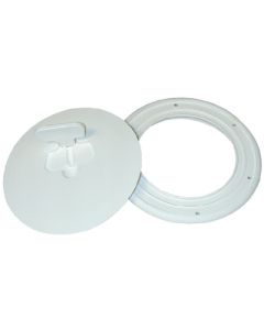 T-H Marine Cam Lock Deck Plate 8  White THM DPCAM82DP