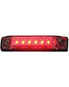 T-H Marine Led Slimline Strip 4 In Red THM LED51803DP