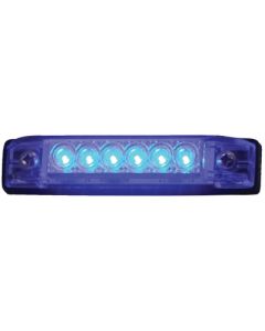 T-H Marine Led Slimline Strip 8 In Blue THM LED51811DP