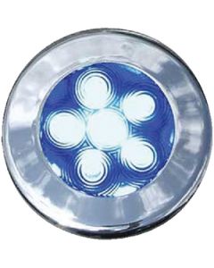 T-H Marine Led Recessed Puck 3 Bezels Blu THM LED51849DP