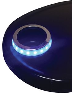T-H Marine Led Cup Hold Accent Ring Blue THM LEDSMCHRBDP