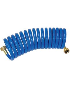 T-H Marine 25' Blu Wash Down Coiled Hose THM WDHBR25BBDP