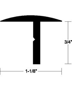 Taco Metals T Moulding 7/8Inx 1-1/8Inx 12F TAC A500304TAL12