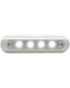 Taco Metals Flat Mount White 4-LED Deck Light TAC-F388800W1