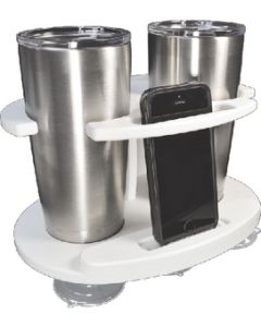 Taco Metals P01-2020W Poly Double Tumbler Holder TAC-P012020W