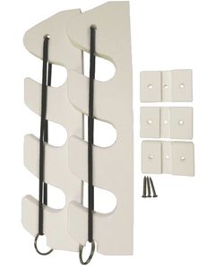 TACO METALS 3 ROD POLY BUNGEE ROD HOLD WHT P03-133W