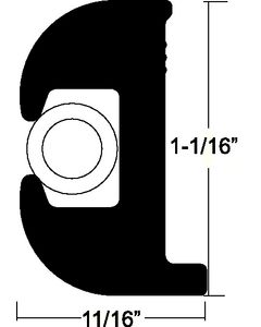 Taco Metals Rub Rail Kit Black 70Ft TAC V110809BBK702