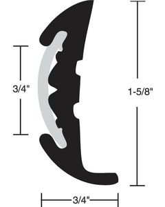 Taco Metals Rub Rail Kit W/Chr Insert 70' TAC V119811WCM702