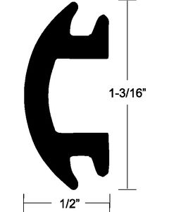 Taco Metals Flex Insert 1-3/16Inx70Ft Blac TAC V124144BKA701