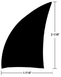 Taco Metals Rigid Spray Rail White 18' TAC V210874WHA18