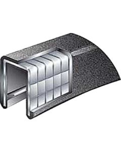 Taco Metals 1/4  X 25' Flex Trim Black TAC V301008B251