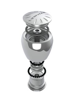 POLISHED SS KNOB W/RIM CLAMP LEW-89700862