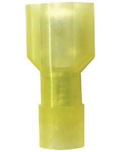 Battery Doctor Yellow Nylon Fully Insulated Quick Disconnects 12-10 AWG Male 5/Pk. WRC-80878